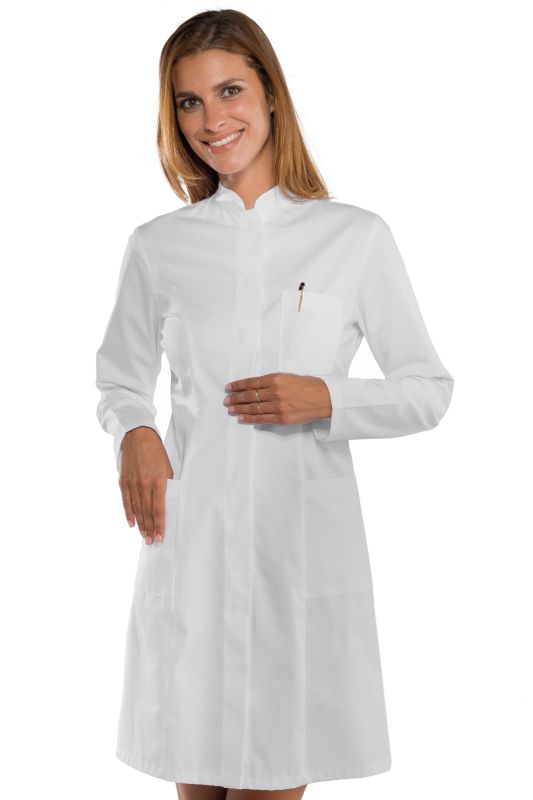 Camice CatalinaIl camice Catalina è un camice da donna a manica lunga bianco. Ottimo nel settore alimentare estetico e sanitario. Divisa da lavoro per aziende di servizi.0078000078P