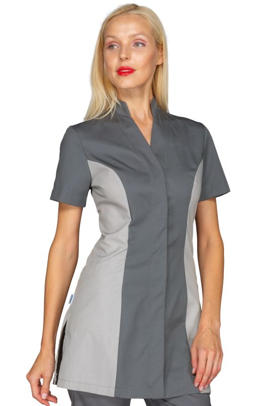 Casacca CopacabanaCasacca donna Copacabana a mezza manica antracite e grigio. Ideale per settore alimentare sanitario e estetico. Utilizzata come divisa da lavoro per aziende di servizi