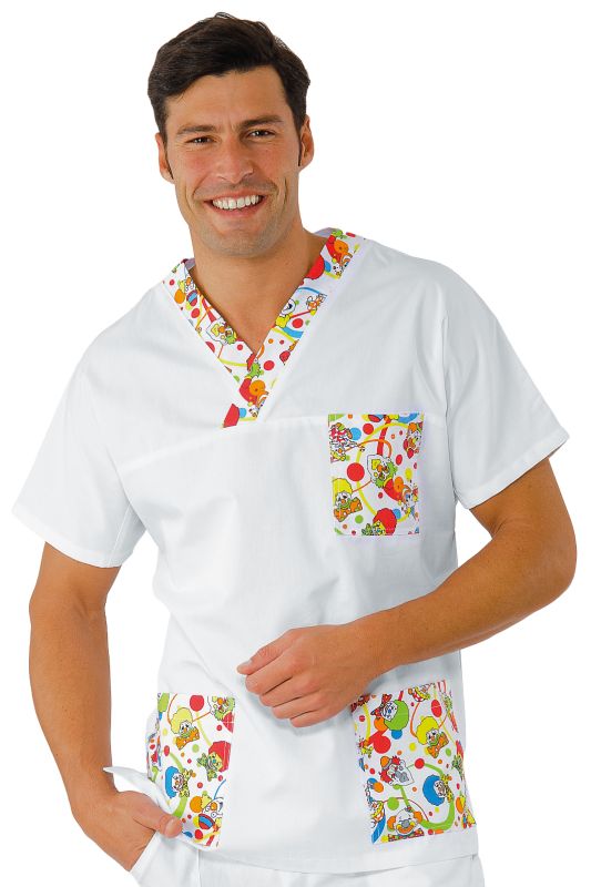Casacca Collo a V con inserto