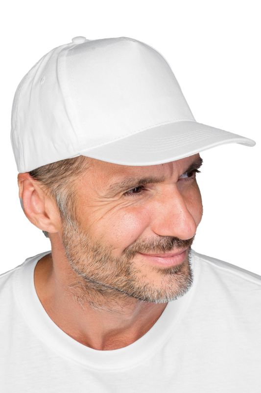 Cappello TomCappello con visiera Tom bianco. Ottimo Per settore alberghiero e ristorazione. Cappello da baseball Utilizzato come divisa da lavoro per bar